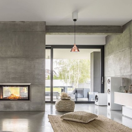 V-TAC Lampadario LED a Cono in Metallo con Portalampada E27 (Max 60W) Colore Oro Rosa a Specchio d: 220mm