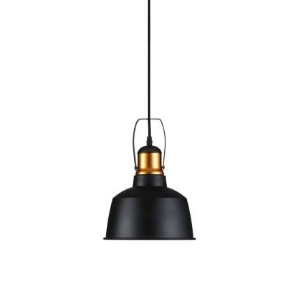 V-TAC Lampadario LED Vintage in Metallo con Portalampada E27 (Max 60W) Colore Nero