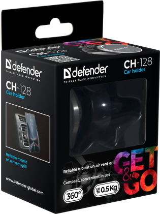 Supporto Smartphone magnetico per auto Defender CH-128. griglia di aerazione