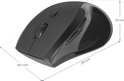 Mouse ottico senza fili Defender Accura MM-295 Nero,6D, 800-1600 dpi