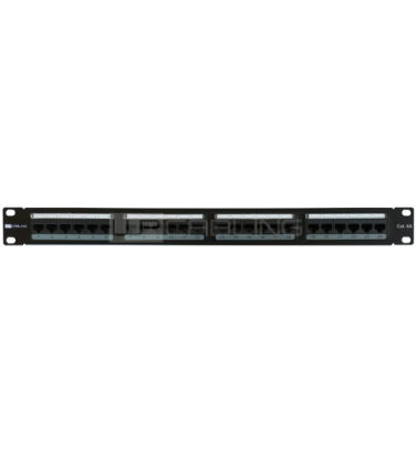 Pannello patch WP 24 porte RJ45 CAT6A UTP - 1U IDC - Colore nero