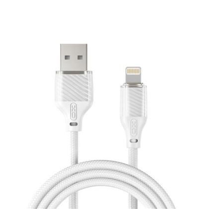 Cavo XO USB-A maschio a Lightning - Ricarica ad alta velocità e trasferimento dati - 6A - 1m - Bianco
