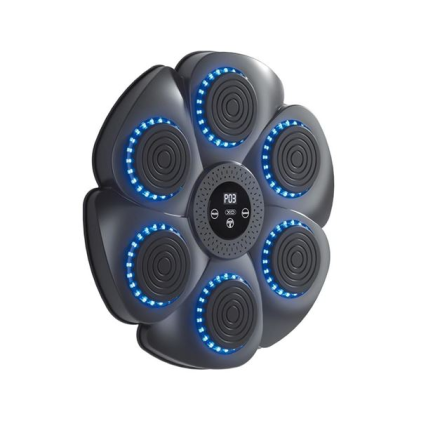 XO SF02 Macchina da boxe intelligente con musica - 6 punti di impatto - Punteggio automatico - Batteria da 2000 mAh - Nera