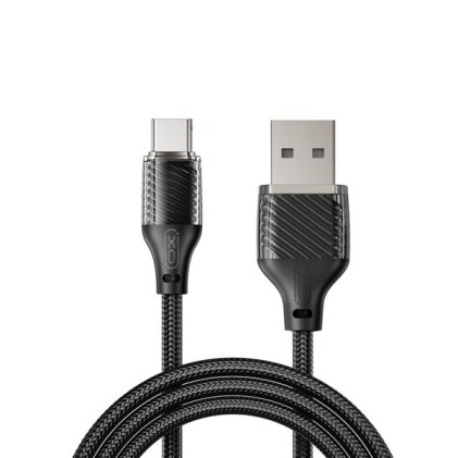 Cavo XO NB291 USB-A maschio a USB-C - Ricarica ad alta velocit&agrave; e trasferimento dati - 6A - 1m - Nero