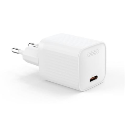 Adattatore di alimentazione XO L146 da 20 W - USB-C - PD 3.0 e QC 3.0 - Bianco