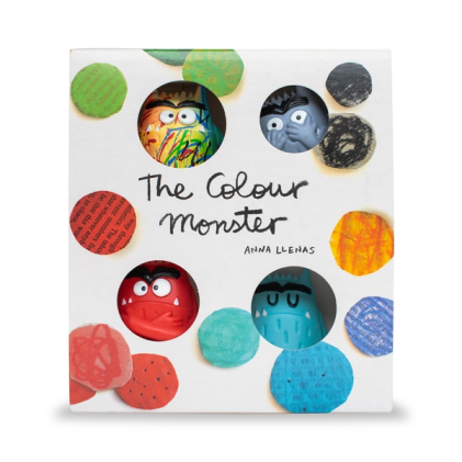 Comansi The Color Monster Set con personaggi multicolori - 4 personaggi - Gioco di intelligenza emotiva - Ispirato al libro