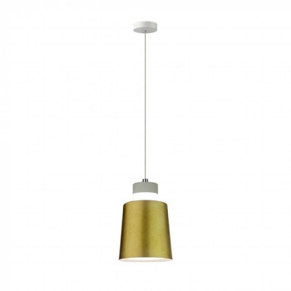 V-TAC Lampadario LED a Cilindro in Metallo 7W Colore Oro 3000K