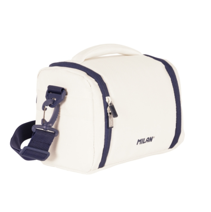 Borsa termica per alimenti Milan 430 Since 1918 da 5 litri - Grande capacit&agrave; - Apertura completa - 24,5x20x16 cm - Beige