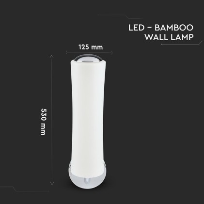 V-TAC Lampada LED da Muro 18W Colore Bianco 3000K Triac Dimmerabile