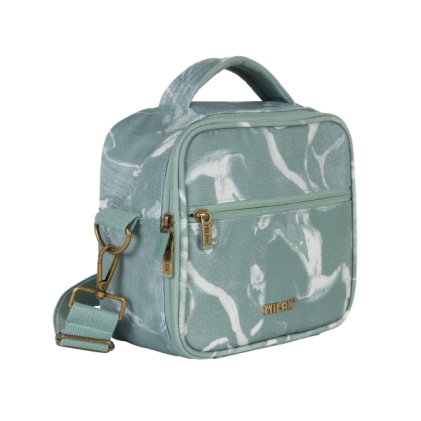 Borsa termica per alimenti Milan Lava da 3,5 litri - Include 3 contenitori - 23x20x11 cm - Verde
