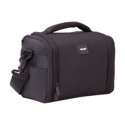 Borsa termica per alimenti Milan Shadow 5L - Grande capacit&agrave; - Apertura completa - 24,5x20x16 cm - Nero