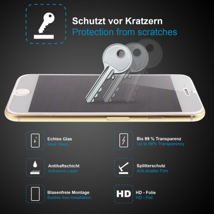 Pellicola in vetro per Samsung Note 4 0,30mm 2,5D