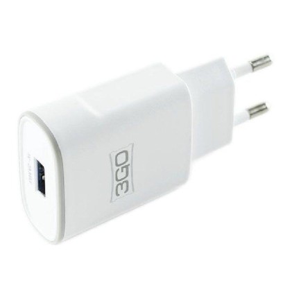 3GO Caricatore di rete USB 1 porta 5V 2A