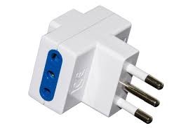 Adattatore 1 Spina Italiana 10A + 3 Prese 10A