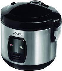 Cuociriso Jocca 400W - Capacit&agrave; 1L - Funzione Vapore - Corpo in Acciaio Inox - Valvola di Sicurezza