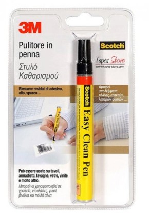 3M Easy Clean Pen Penna Pulitrice rimuove colle adesivi olio