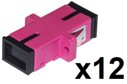 20 Adattatori Ottici SC/UPC-SC/UPC Simplex Multimodali - Accoppiatori Per Fibra Ottica, Per Reti Internet, Comunicazioni | Alta Precisione, Bassa Perdita - 3