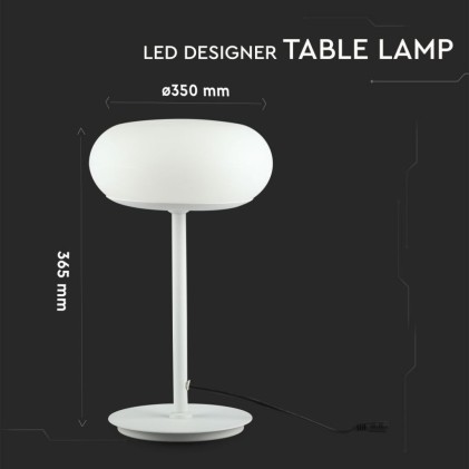 V-TAC Lampada LED da Tavolo 25W con Comando Touch e Alimentatore 3000K Dimmerabile