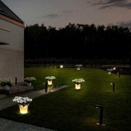 V-TAC Vaso LED 3W RGB con Telecomando IR 24 Tasti e Alimentatore IP67 Dimmerabile