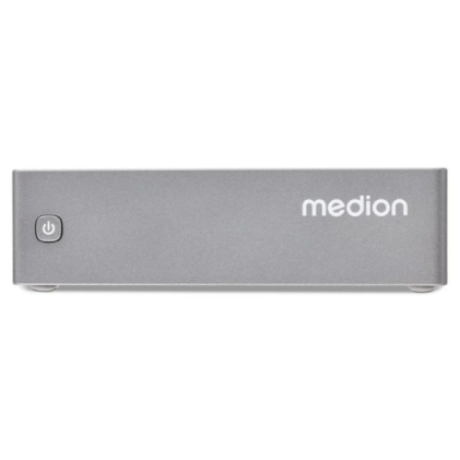 Medion S06e MD35340 Mini Barebone Intel N100 - HDMI, DisplayPort, USB3.2, USB-C, RJ-45, WIFI6, Bluetooth - Colore Grigio