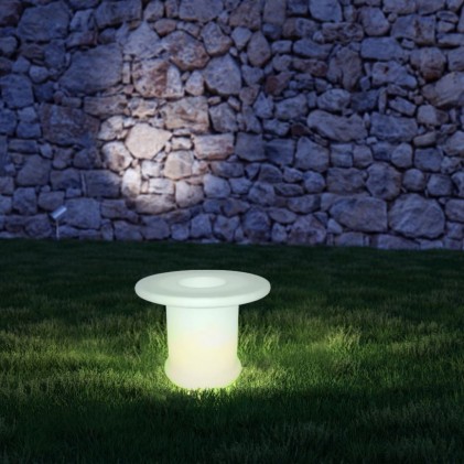 V-TAC Tavolo LED 6W RGB con Telecomando IR 24 Tasti e Alimentatore IP67 Dimmerabile