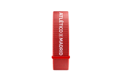 Cinturino in tessuto Savefamily per Savewatch Plus Atletico de Madrid Edition - Rosso