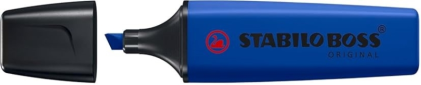 Pennarello fluorescente Stabilo Boss Naturecolors Wildflower Edition - Larghezza del tratto tra 2 e 5 mm - Inchiostro a base d'acqua - Blu navy