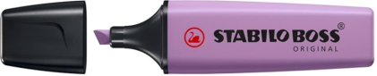 Pennarello fluorescente Stabilo Boss Naturecolors Wildflower Edition - Spessore del tratto tra 2 e 5 mm - Inchiostro a base d'acqua - Colore lilla grigiastro