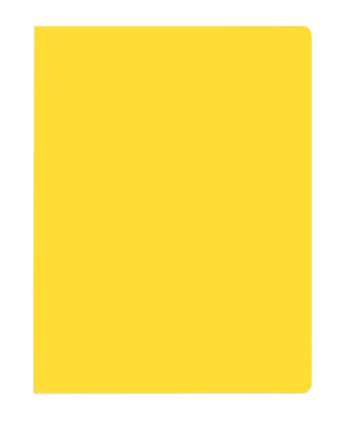 Elba Gio Confezione da 50 sottocartelle in cartone 230 g/m&sup2; - Formato A4 - Con fessura per fermaglio - Giallo brillante