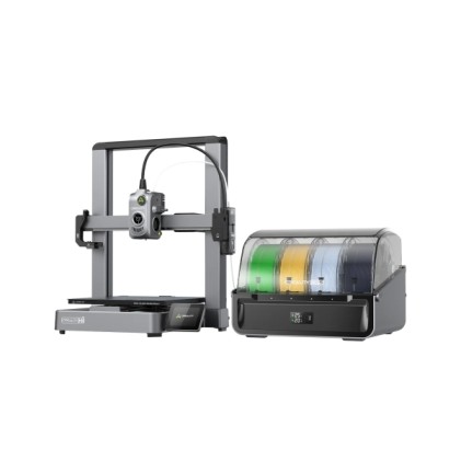 Stampante 3D Creality Hi Combo Open + Unit&agrave; CFS - Volume 26x26x30 cm - Calibrazione automatica - Estrusore multifunzione - Corpo in metallo - Velocit&agrave; fino a 500 mm/s - USB, WiFi