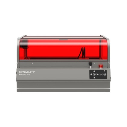 Incisore e taglierina laser Creality Falcon 2 Pro 22W con cabina chiusa - Laser di Classe 1 (FDA) - Area di lavoro 400x415 mm - Taglia diversi materiali - Design visivo a 360&deg;