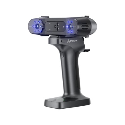 Scanner 3D ibrido wireless Creality CR-Scan RaptorX WiFi6 - 34+7 linee laser blu - Precisione laser: 0,02 mm, NIR 0,05 mm - Lunga durata della batteria