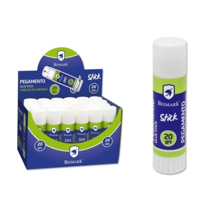 Colla stick Bismark 20 g - Multiuso - Senza solventi - Uso scolastico