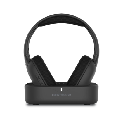 Cuffie Energy Sistem SoundReel TV - Connessione RF, Bluetooth, ottica e jack - Fino a 18 ore di durata della batteria - Compatibili con tutti i televisori - Nero