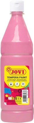 Tempera liquida Jovi 1000ml - A base d'acqua - Pronta all'uso - Elevata copertura - Asciugatura rapida - Ottima resa - Facile applicazione - Rosa