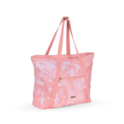 Borsa shopper Milan Lava Collection 18,5L - Grande capacit&agrave; - Chiusura con cerniera - Dimensioni 52x36x3cm - Rosa