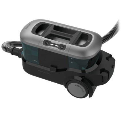 Aspirapolvere per tappezzeria Cecotec Conga CarpetClean 10000 EasyHome - 800W - Accessorio per la pulizia dei vetri - Doppio serbatoio - Ruote integrate - Raggio di 7 m - Facile da trasportare - Nero e blu