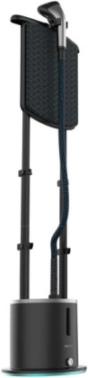 Stazione di stiratura a vapore verticale Cecotec IronHero 2000 Z - 2000W - Vapore 47 g/min - Serbatoio da 1,7 l - Autonomia 46 min - 5 programmi - Asse regolabile - Punta di precisione - Ruote girevoli a 360&deg; - Nero