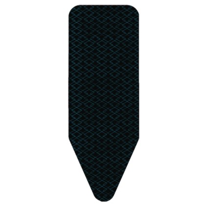 Copertura per asse da stiro Cecotec StrongBoard 100 Boracay - 100% cotone - Traspirabilit&agrave; migliorata - Spessore 4 mm - Protezione ignifuga - Regolabile - Nero