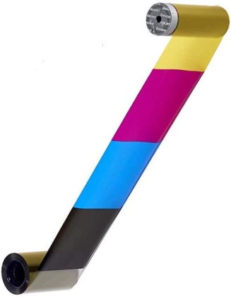 Nastro YMCKT per Datacard SP35 SP55 SP75 SP35 Plus SP55 Plus SP75 Plus Stampanti per card 500 Stampe Compatibile con nastro a colori 534000-003