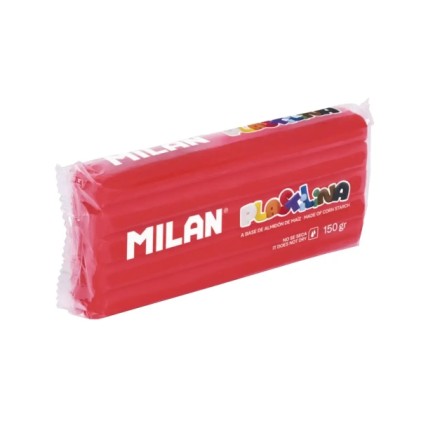 Bastoncino di pasta modellabile Milan 150g - Base di amido di mais - Senza glutine - Miscibile - Rosso