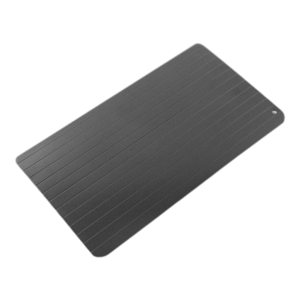 Piastra per scongelare alimenti veloci Innovagoods - Antiaderente - Stabile - Risparmio energetico - Lega metallica - Uso universale - Facile da pulire - 35x20,5x1cm - Nera