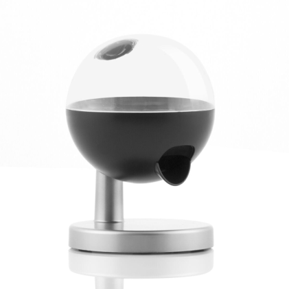 Innovagoods Mini Distributore Automatico di Caramelle e Noci - Sensore Touch - Base Stabile - Alimentato da 3 Batterie AAA - 12,5x20 cm - Colore Nero
