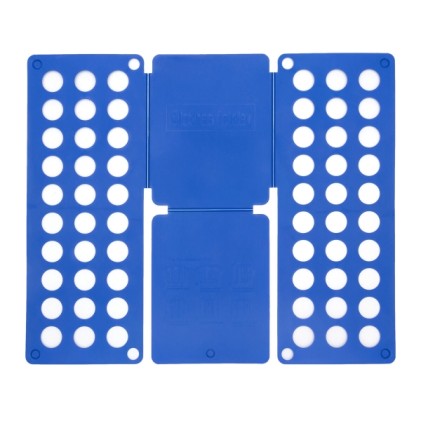 Innovagoods - Cartella porta abiti - Polipropilene - Pieghevole - Facile da usare - Compatta - 24x59x1cm - Blu