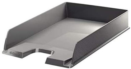 Vassoio portadocumenti Esselte Europost - Formato verticale - A4 - Spazio per etichetta di identificazione - Colore grigio