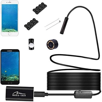 MEDIATECH MT4099 WIFI ENDOSCOP - Endoscope, 5m, HD 720p, 6x LED light, IP67