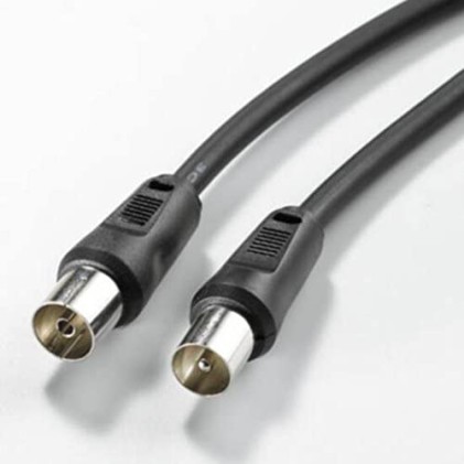 Cavo Antenna Tv M-F 1,5Mt Nero