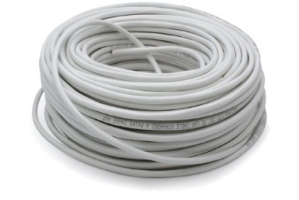 Kit pinza a crimpare crimpatrice e cavo di rete 100 metri e plug e gommini RJ45 e fascette