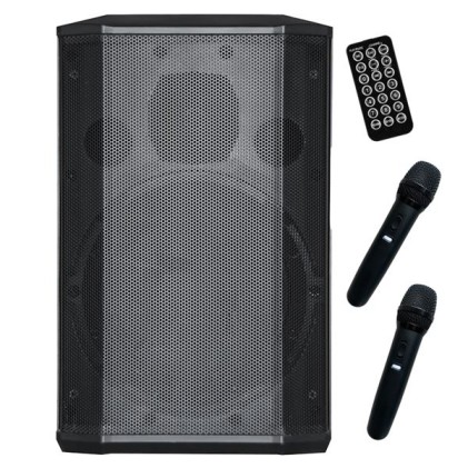 Coolsound Pro 600 Altoparlante Bluetooth da 8" (20 cm) con potenza di 100 W RMS e batteria integrata - True Wireless - USB, SD - 2 microfoni - Serie Pro - Fino a 4,5 ore di autonomia - Telecomando incluso