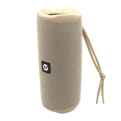 Coolsound Street Vibe 10W True Wireless Bluetooth Speaker - Fino a 3 ore di durata della batteria - USB, MicroSD - Funzione vivavoce - Radio FM - Grigio